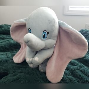 TY Sparkle Disney Dumbo Large Beanie Buddy – 16″ Plush – Fair Condition